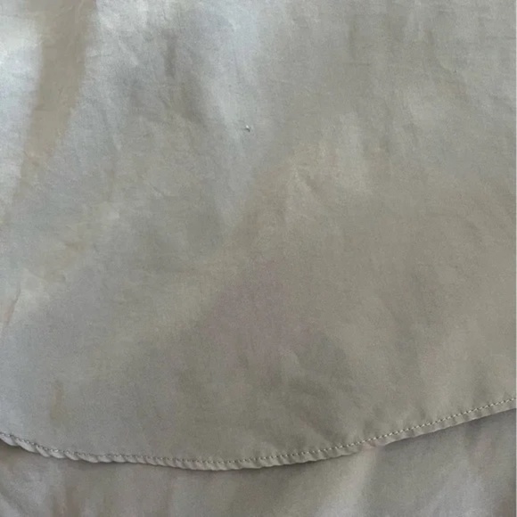 Free People We The Free | Dusty Blue Long Sleeve V-Neck Oversized Blouse, Medium - Picture 7 of 7